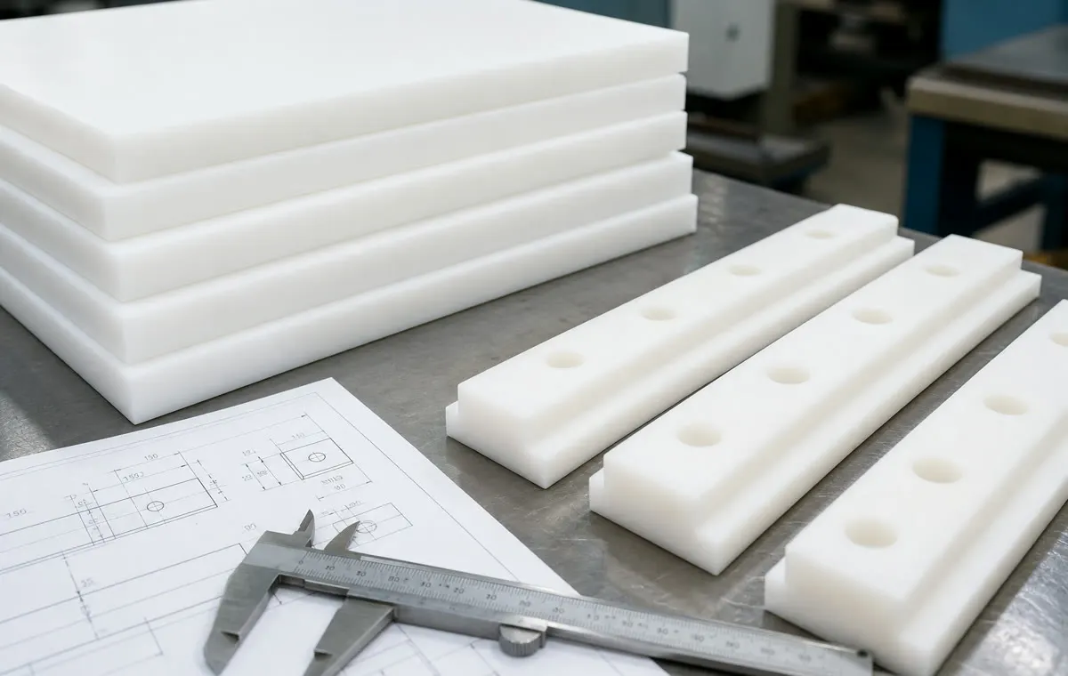 Engineering plastic sheet sample check